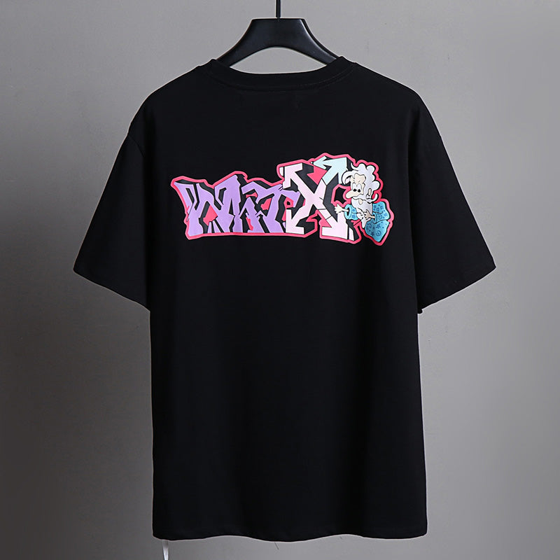 OFF-WHITE "Deconstructed Arrow" Gradient Graphic T-Shirt