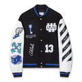 OFF-WHITE 22/23 Multi-Patch Varsity Baseball Jacket