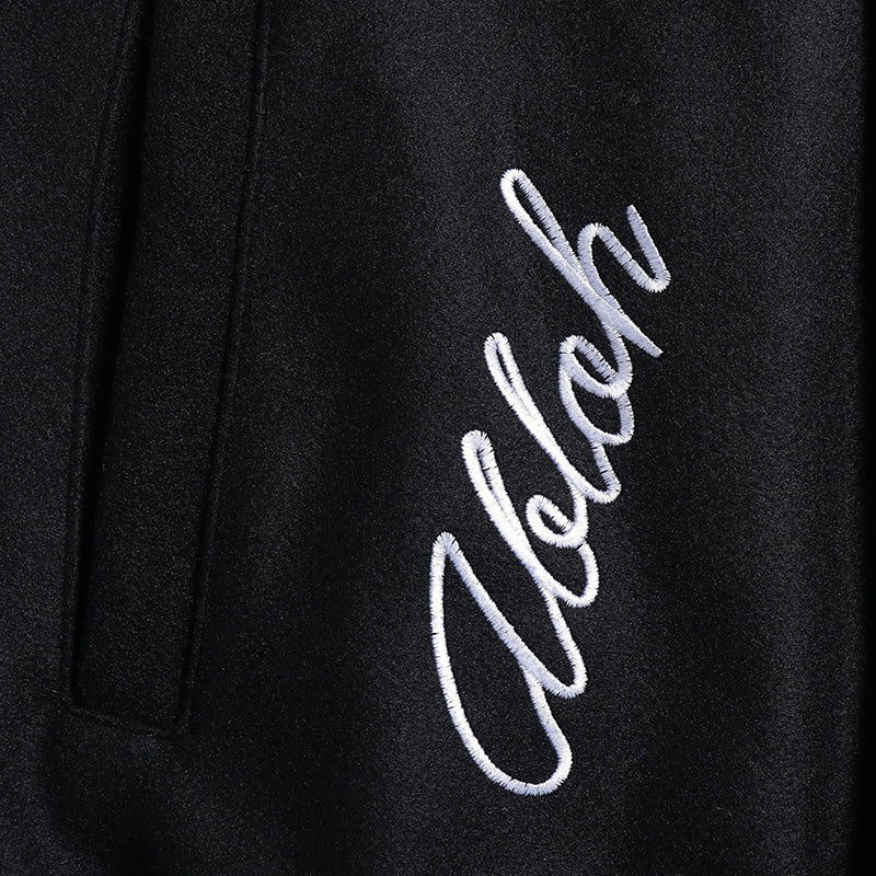 OFF WHITE Baseball Jacket – Loose Fit Hip Hop Streetwear