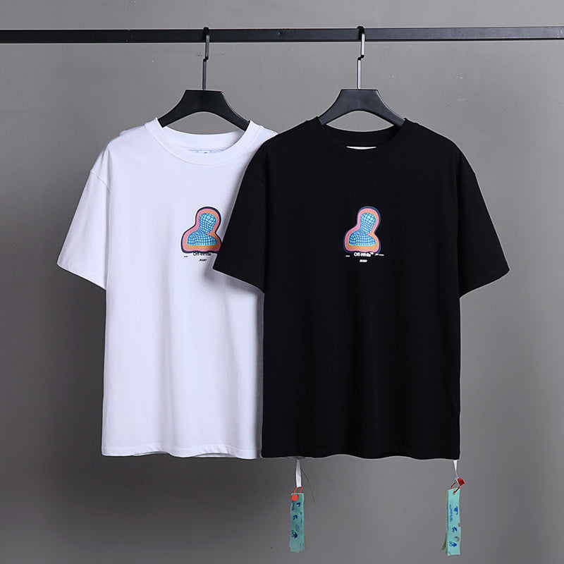 OFF-WHITE Diag Thermo 3D Figure Graphic T-Shirt