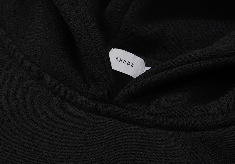RHUDE Circuit Logo Hoodie – Black