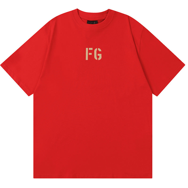 Fear of God Short Sleeve FG 3M Tee – Black / Apricot / Red / Royal Blue