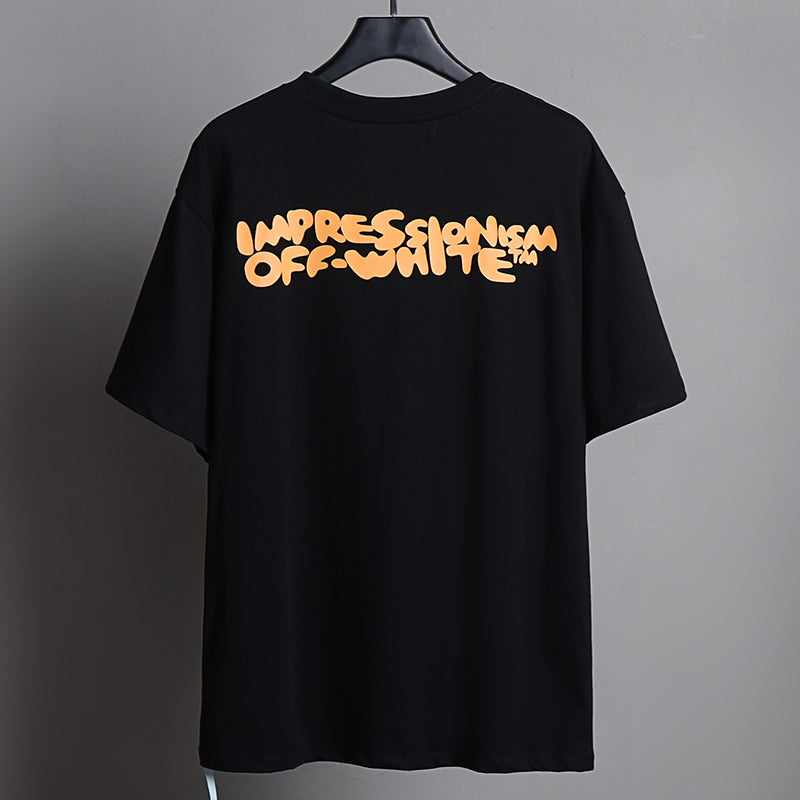 OFF-WHITE™ Gradient Cartoon Logo T-Shirt
