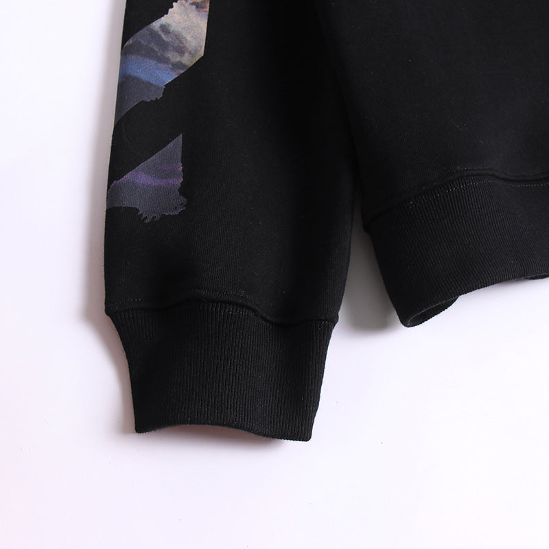 Off-White Classic Monet Oil Painting Arrow Crewneck Sweatshirt
