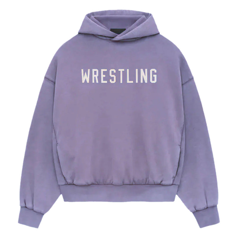 Fear Of God Essentials WRESTLING Heavy Fleece Hoodie – Lavender