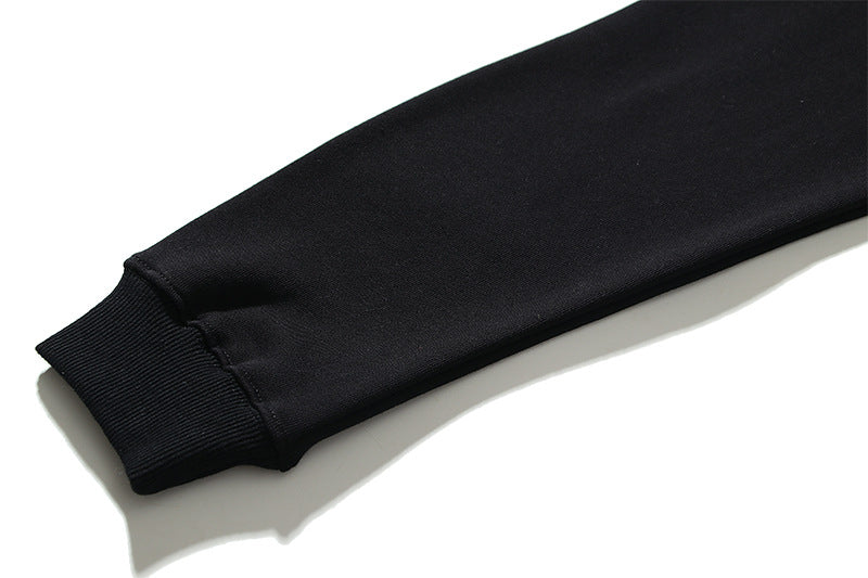 Off-White Cotton Crewneck Sweatshirt — Black