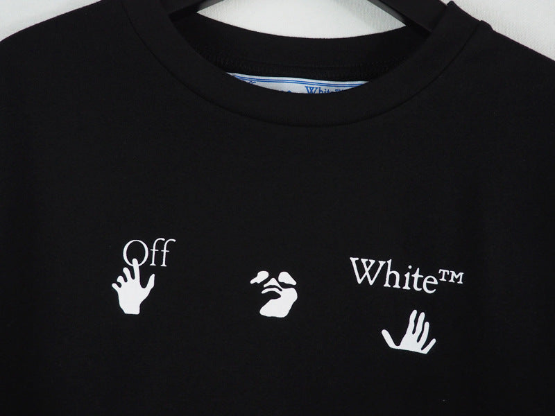 Off-White Graphic T-Shirt (White/Black/Gray)