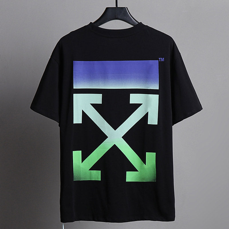 OFF-WHITE Gradient Cartoon Arrow Pattern T-Shirt