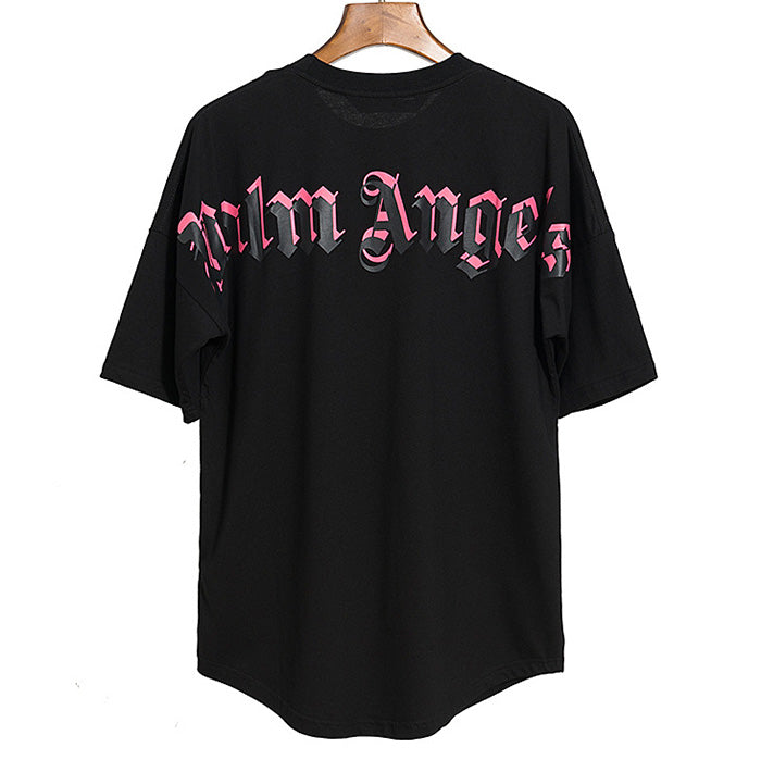 Palm Angels Oversized Gothic Back Logo T-Shirt
