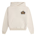RHUDE Premium Brand Chest Patch Logo Hoodie – Retro White