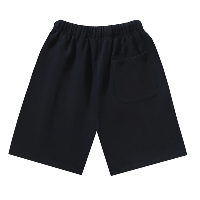 OFF-WHITE "Caravaggio Angel" Renaissance Graphic Cotton Sweatshorts