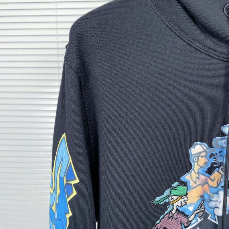 OFF-WHITE Graffiti Graphic Hoodie