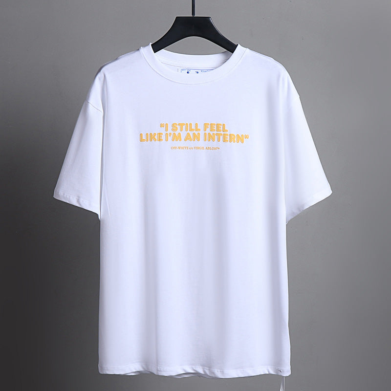 OFF-WHITE "I Still Feel Like I'm An Intern" Virgil Abloh Quote T-Shirt