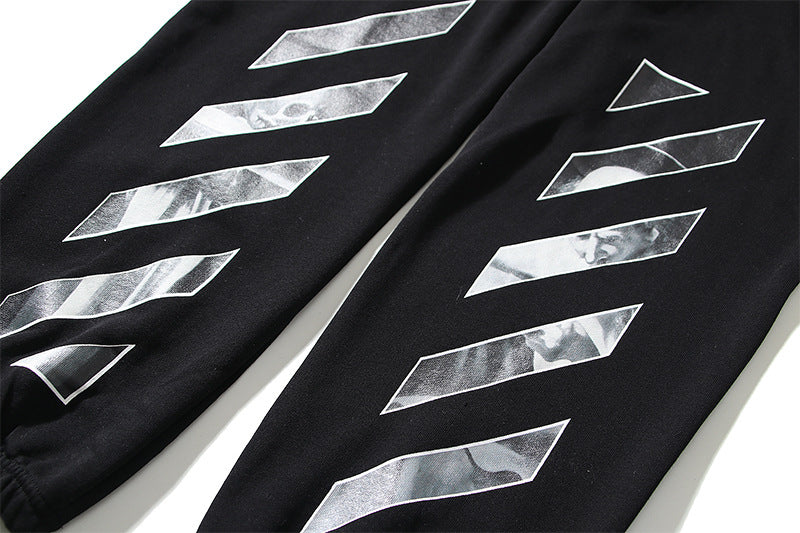 Off-White Oil Painting Arrow Joggers – Cotton Streetwear Pants