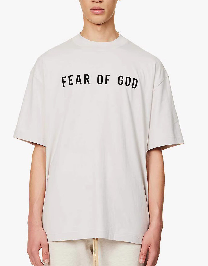 Fear of God Essentials T-Shirt – Apricot / Black / Yellow