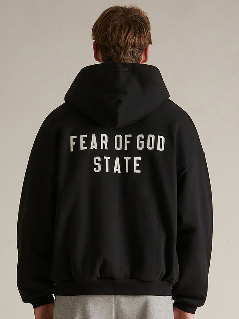Fear Of God STATE Full-Zip Hoodie – Black