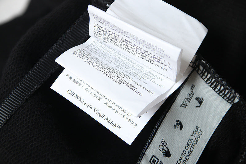 OFF-WHITE Logo Drawstring Hoodie