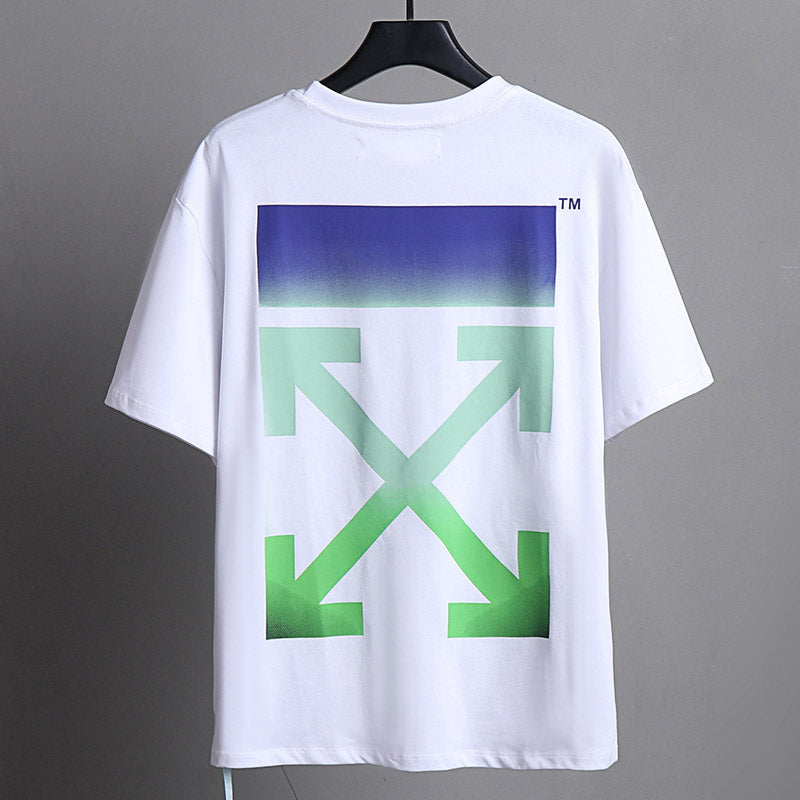 OFF-WHITE Gradient Cartoon Arrow Pattern T-Shirt