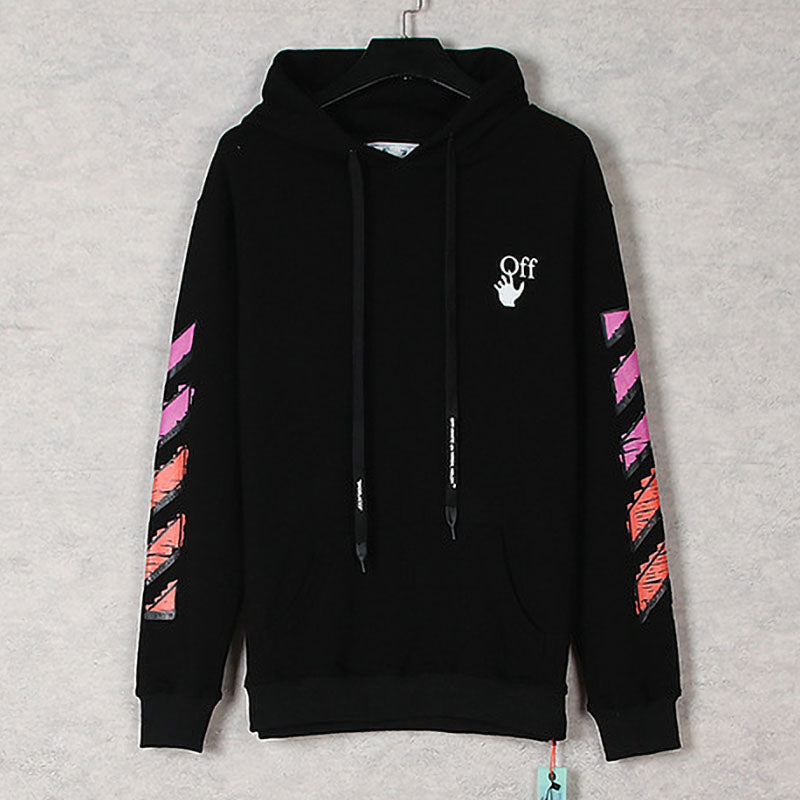 OFF-WHITE Logo Drawstring Hoodie