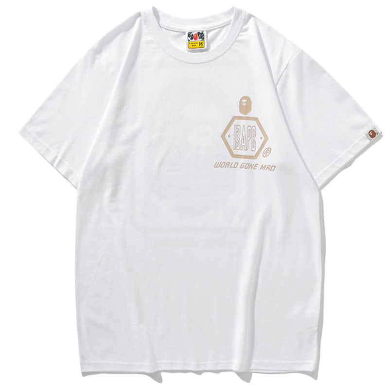 BAPE World Gone Mad Desert Camo Ape Head Tee