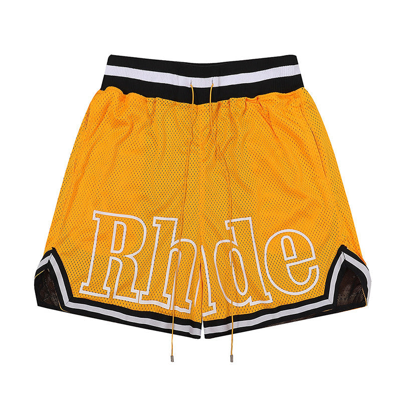 RHUDE Leisure Sport Shorts – Yellow