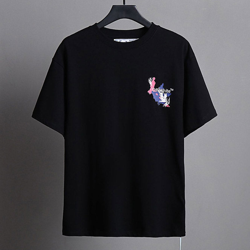 OFF-WHITE Cartoon Colorful Arrow Pattern T-Shirt
