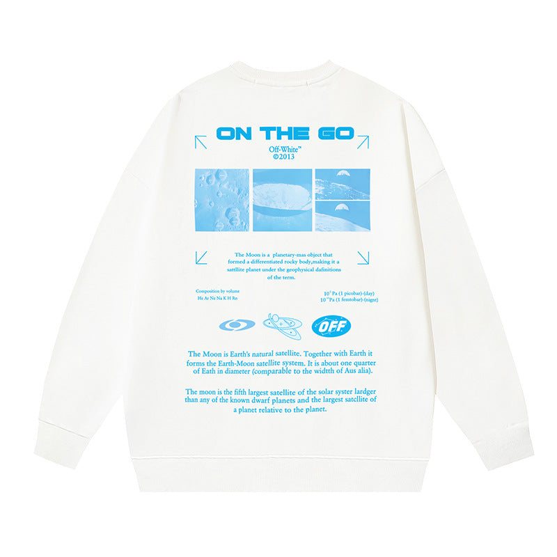 Off-White Logo Cotton Crewneck Sweatshirt — Layering Edition