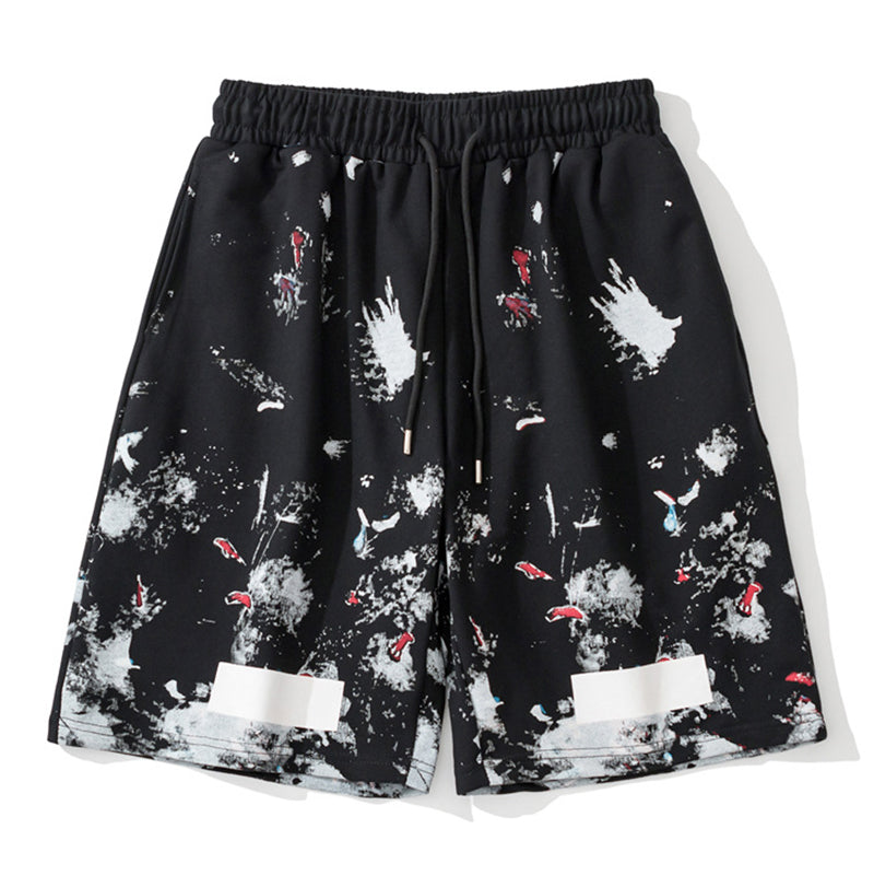 OFF-WHITE Seeing Things Allover Print Shorts