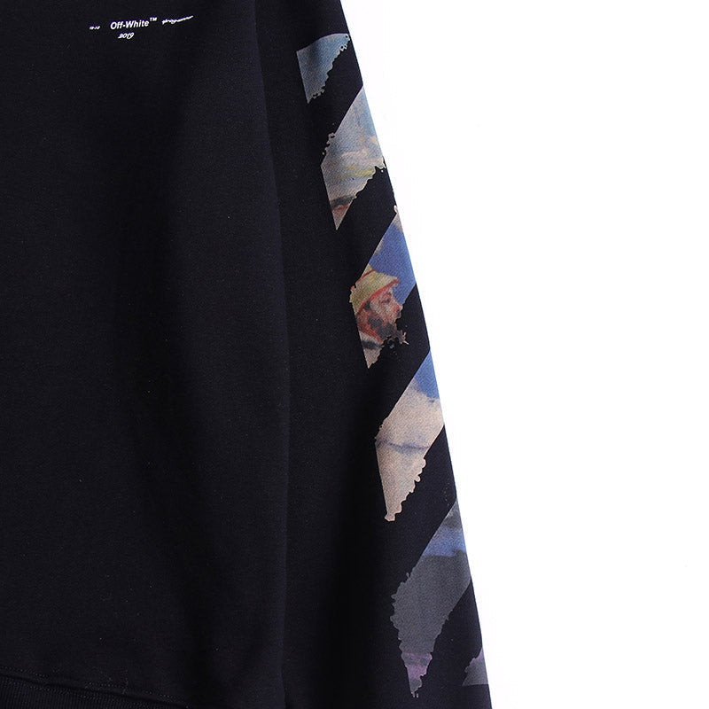 Off-White Classic Monet Oil Painting Arrow Crewneck Sweatshirt