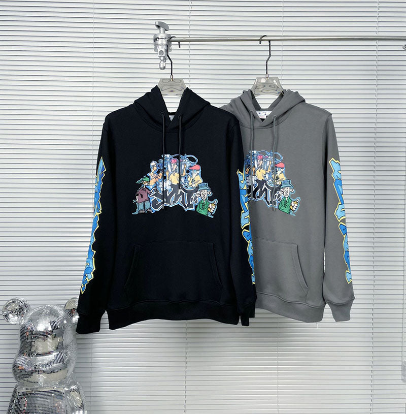 OFF-WHITE Graffiti Graphic Hoodie