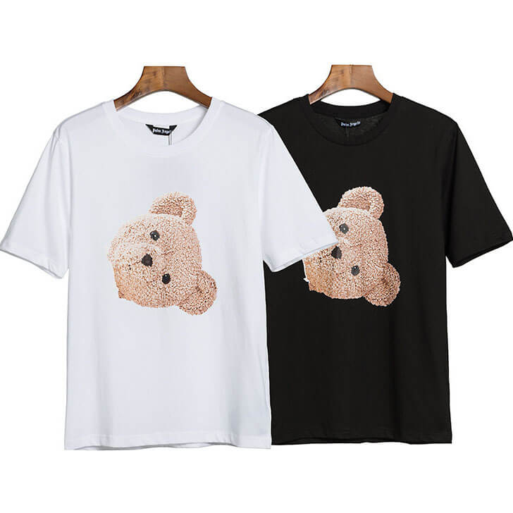 Palm Angels Broken Bear Head Oversized Graphic T-Shirt