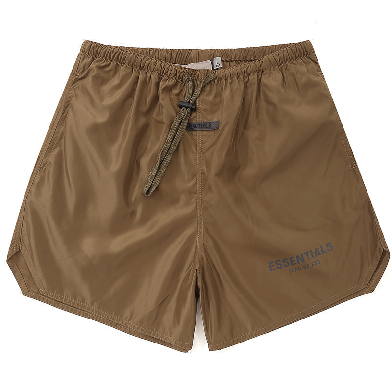 Fear of God Essentials 3M Reflective Shorts – Khaki / Brown
