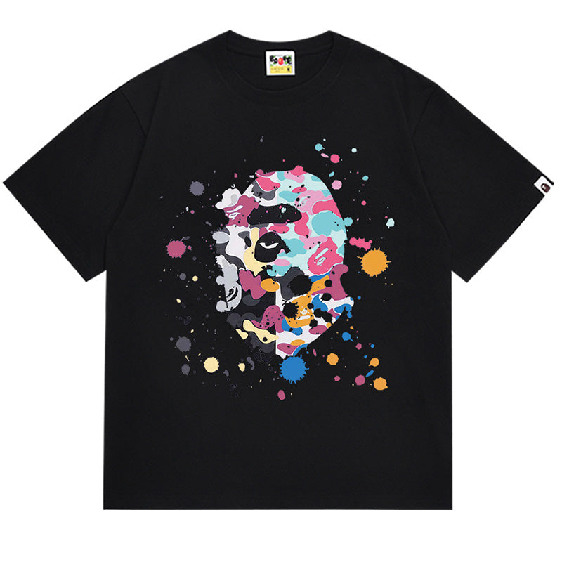 BAPE Splash Print Short-Sleeve Tee