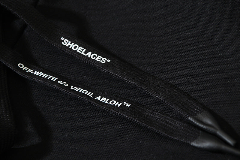 OFF WHITE Essential Hoodie – Black & White