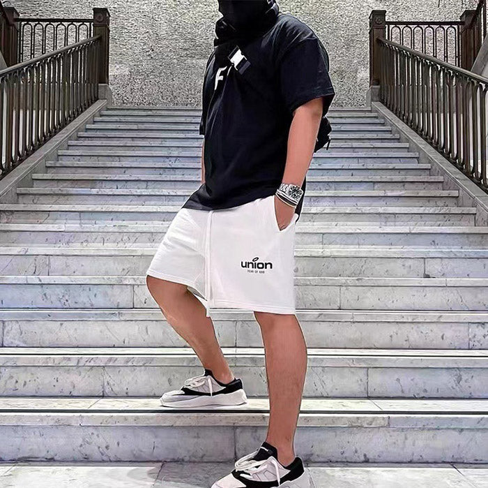 Fear of God Essentials x Union Shorts – White / Black / Green