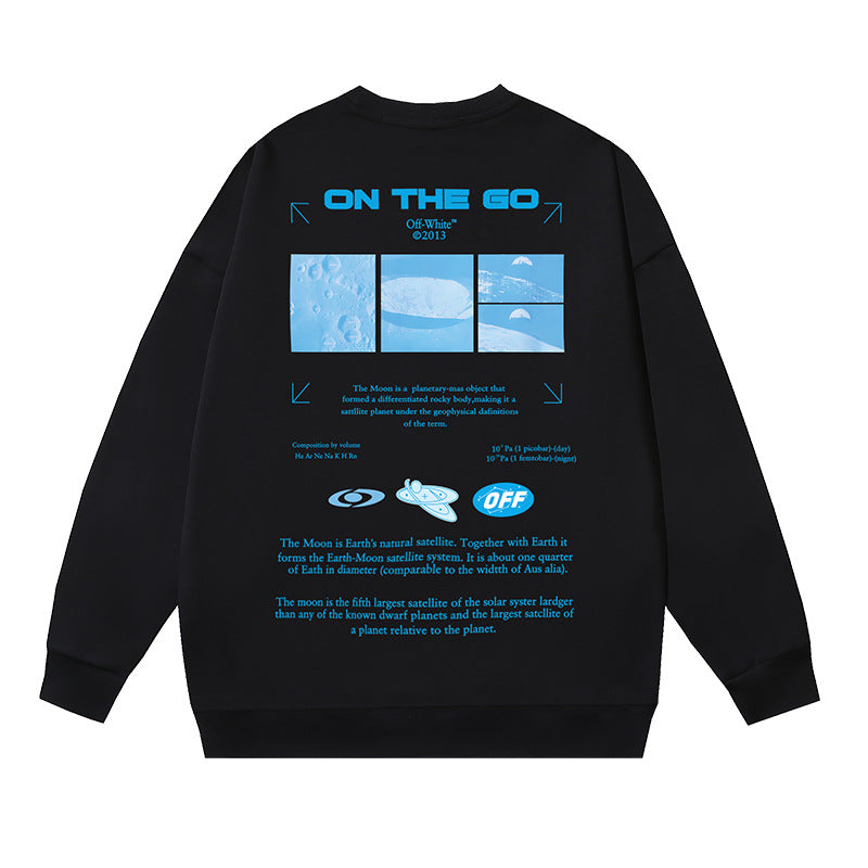 Off-White Logo Cotton Crewneck Sweatshirt — Layering Edition