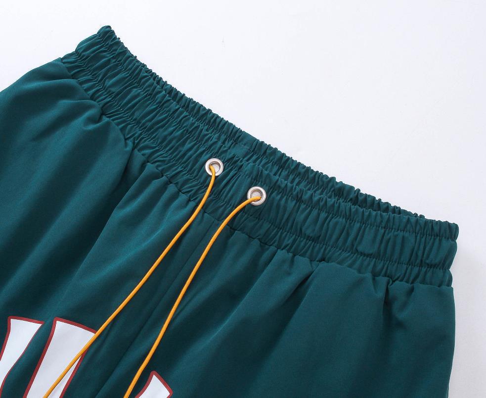 RHUDE Mechanic Logo Short – Black / Green