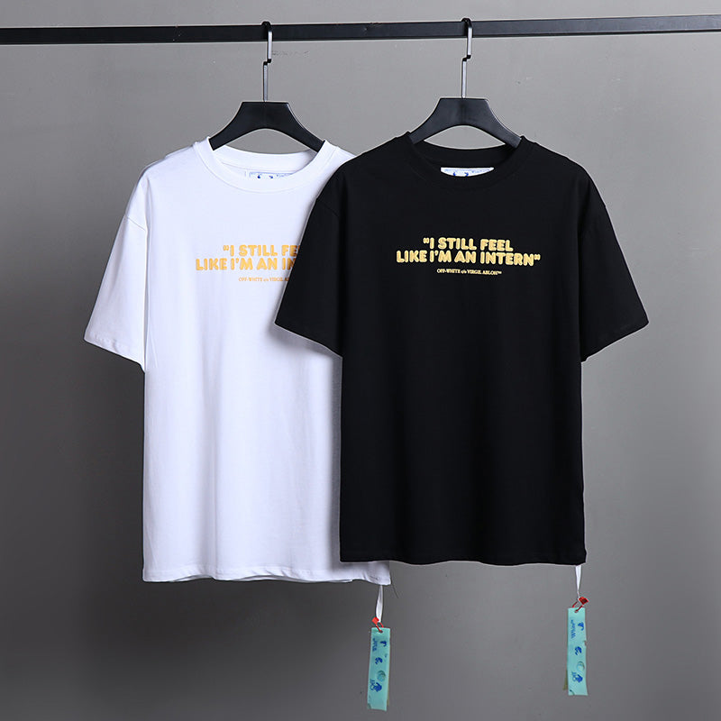 OFF-WHITE "I Still Feel Like I'm An Intern" Virgil Abloh Quote T-Shirt