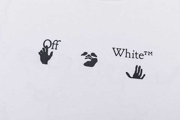 Off-White Graphic T-Shirt (White/Black/Gray)