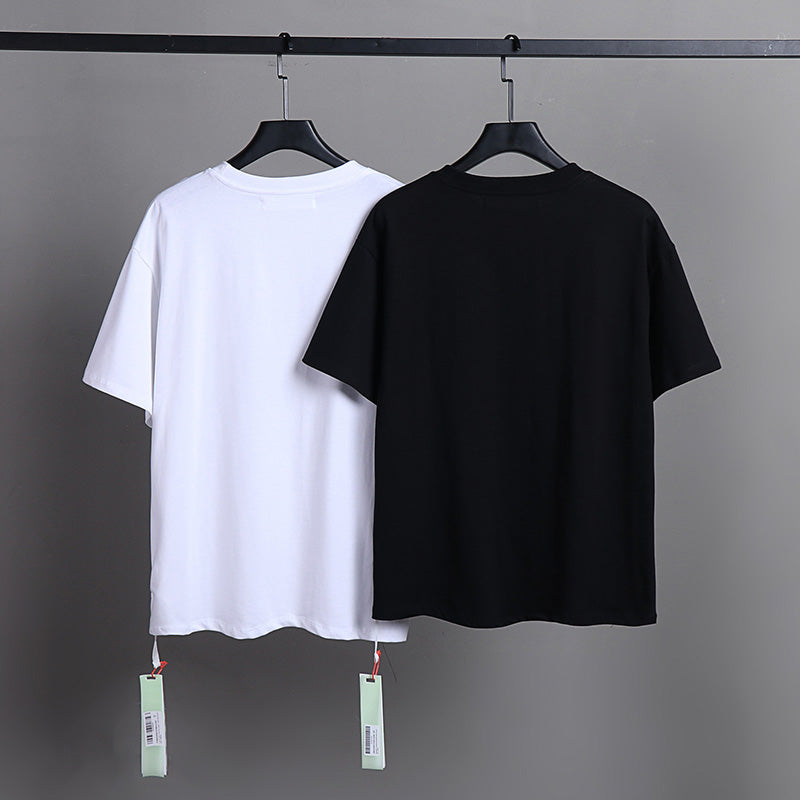 OFF-WHITE Floral Arrow Outline Graphic T-Shirt