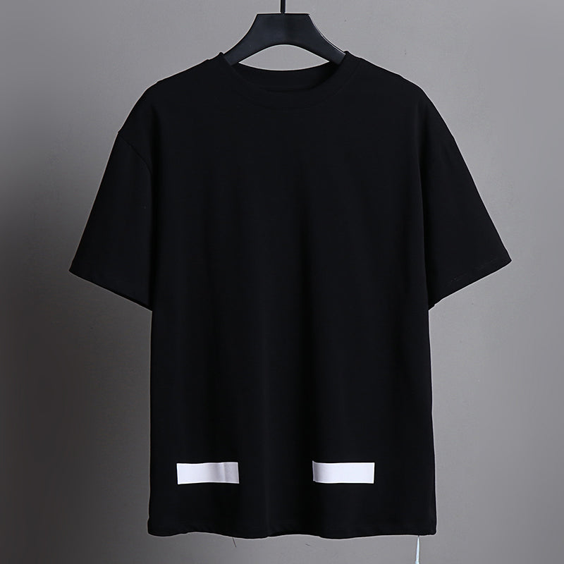 OFF-WHITE Diagonal Stripes 'WHITE' Graphic T-Shirt