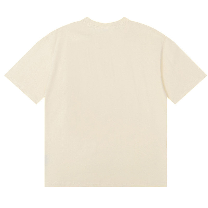 RHUDE T-Shirt – Apricot / White / Black