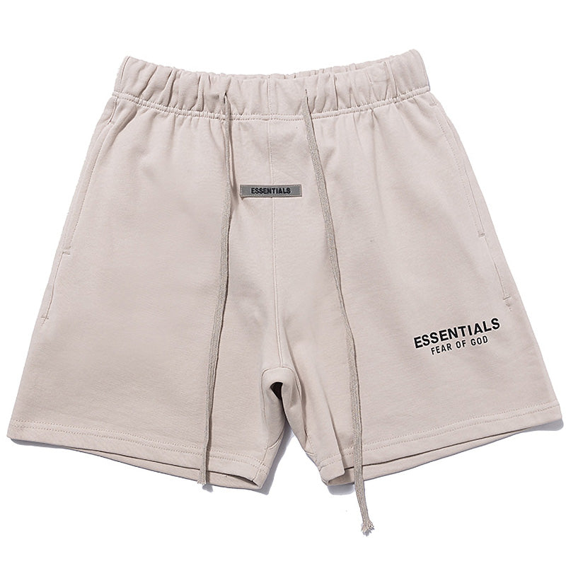 Fear of God Essentials Shorts – Brown / Cement White / Matcha Green / Charcoal Grey