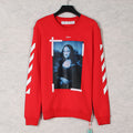 Off-White Mona Lisa Pattern Crewneck Sweatshirt