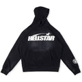 Hellstar Basic Letter Print Casual Hoodie Black