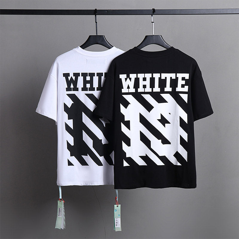 OFF-WHITE Oil Painting Series Arrow Pattern T-Shirt