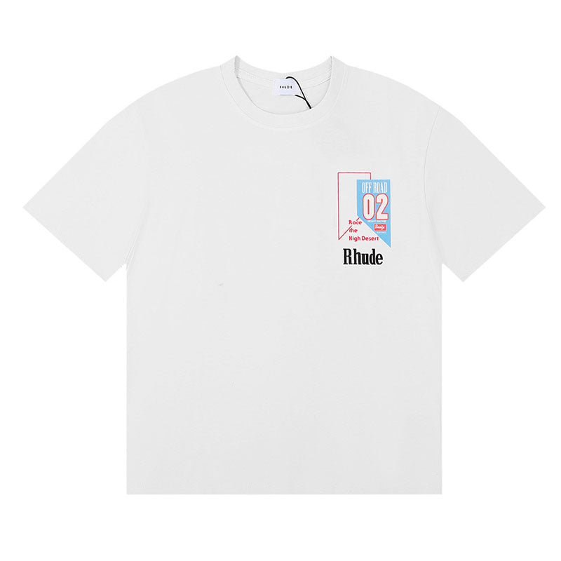 RHUDE T-Shirt – Black / Apricot / White