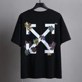 OFF-WHITE "Autumn Leaves" Floral Arrow Graphic T-Shirt