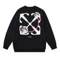 Off-White Logo Cotton Crewneck Sweatshirt — Everyday