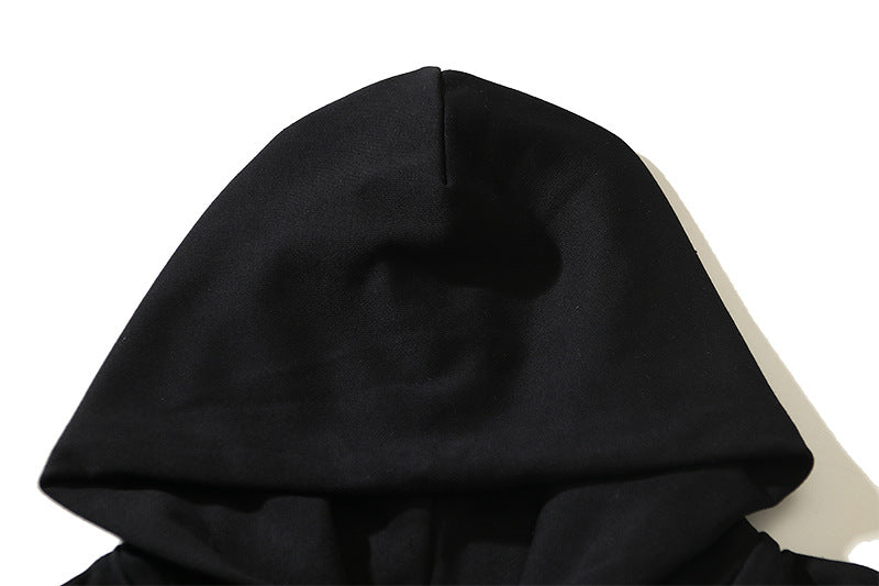 OFF WHITE Caravaggio Taped Graphic Hoodie – White & Black